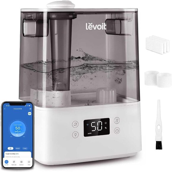 Other - Smart Humidifiers for Bedroom Large Room Home,6L Cool Mist Top Fill Essential Oi